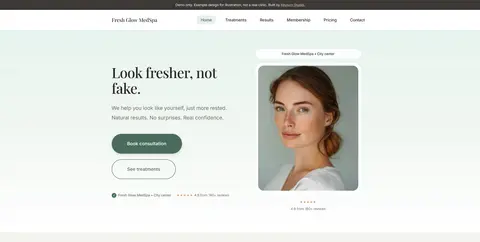 Services page screenshot